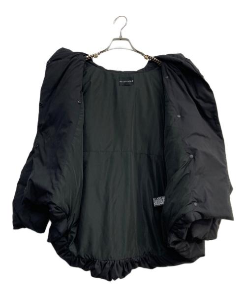 mizuiro-ind（ミズイロインド）mizuiro-ind (ミズイロインド) フーデッドショートダウンジャケット ブラック サイズ:Freeの古着・服飾アイテム