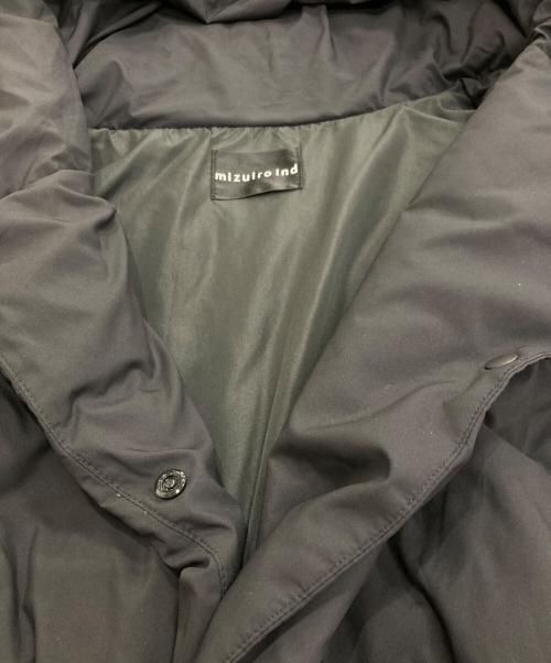 mizuiro-ind（ミズイロインド）mizuiro-ind (ミズイロインド) フーデッドショートダウンジャケット ブラック サイズ:Freeの古着・服飾アイテム