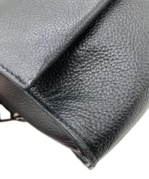 EAR（イア）EAR (イア) 柄ワイドテープショルダーバッグ ブラックの古着・服飾アイテム