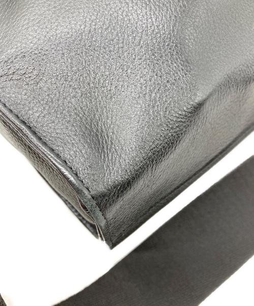 EAR（イア）EAR (イア) 柄ワイドテープショルダーバッグ ブラックの古着・服飾アイテム