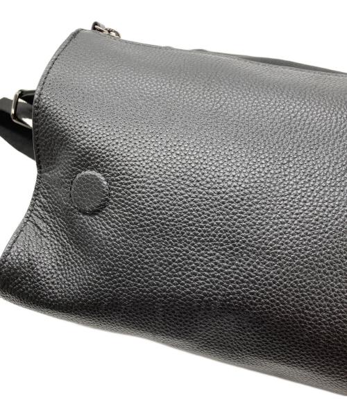 EAR（イア）EAR (イア) 柄ワイドテープショルダーバッグ ブラックの古着・服飾アイテム