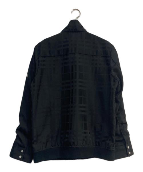 BURBERRY BLACK LABEL（バーバリーブラックレーベル）BURBERRY BLACK LABEL (バーバリーブラックレーベル) チェックジップアップジャケット ブラック サイズ:Ｌの古着・服飾アイテム