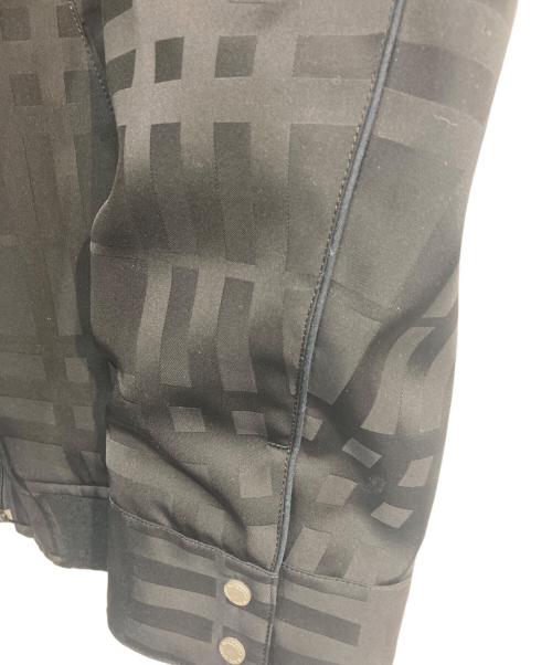 BURBERRY BLACK LABEL（バーバリーブラックレーベル）BURBERRY BLACK LABEL (バーバリーブラックレーベル) チェックジップアップジャケット ブラック サイズ:Ｌの古着・服飾アイテム