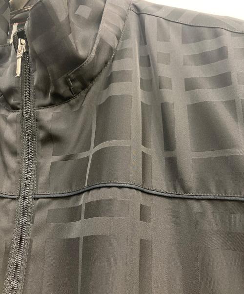 BURBERRY BLACK LABEL（バーバリーブラックレーベル）BURBERRY BLACK LABEL (バーバリーブラックレーベル) チェックジップアップジャケット ブラック サイズ:Ｌの古着・服飾アイテム