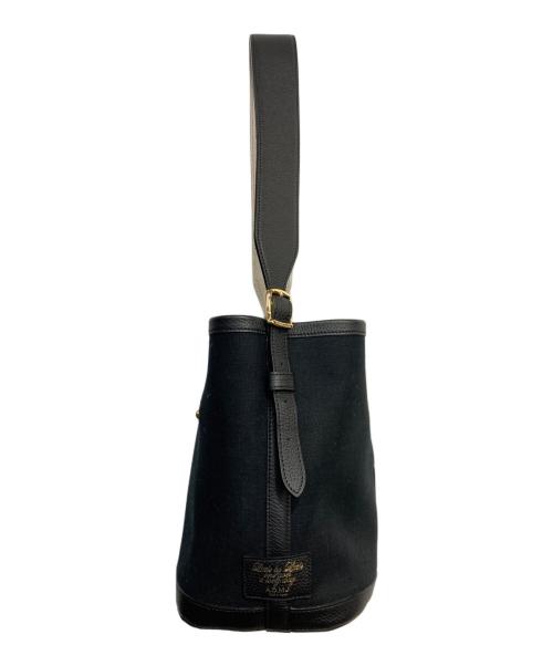 A.D.M.J.（エーディーエムジェイ）A.D.M.J. (エーディーエムジェイ) オフィサーバケット2WAYトート ブラックの古着・服飾アイテム