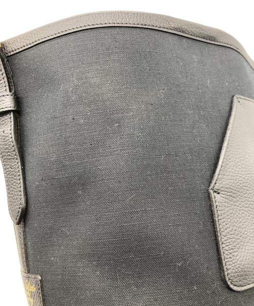 A.D.M.J.（エーディーエムジェイ）A.D.M.J. (エーディーエムジェイ) オフィサーバケット2WAYトート ブラックの古着・服飾アイテム