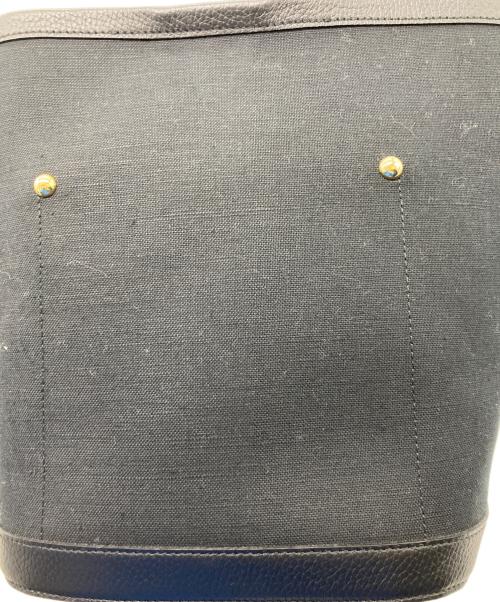 A.D.M.J.（エーディーエムジェイ）A.D.M.J. (エーディーエムジェイ) オフィサーバケット2WAYトート ブラックの古着・服飾アイテム