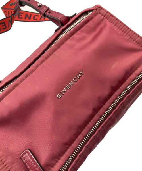 GIVENCHY（ジバンシィ）GIVENCHY (ジバンシィ) パンドラ ナイロンミニショルダーバッグ ボルドーの古着・服飾アイテム