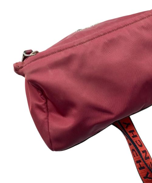 GIVENCHY（ジバンシィ）GIVENCHY (ジバンシィ) パンドラ ナイロンミニショルダーバッグ ボルドーの古着・服飾アイテム