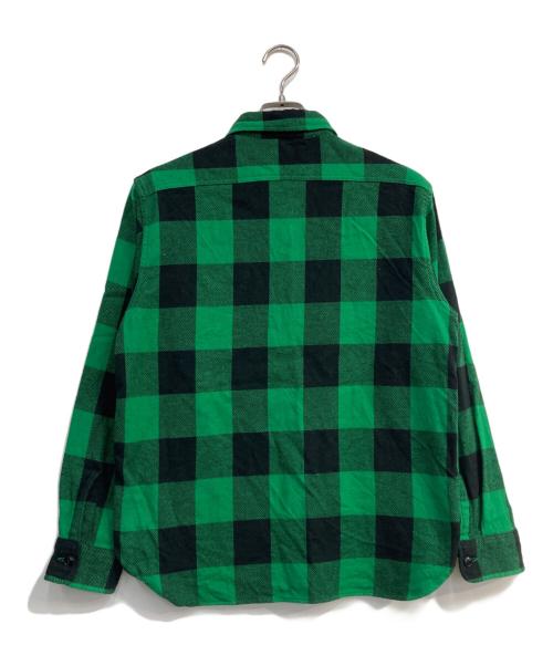 SUGAR CANE（シュガーケーン）SUGAR CANE (シュガーケーン) TWILL CHECK L/S WORK SHIRT グリーン サイズ:Sの古着・服飾アイテム