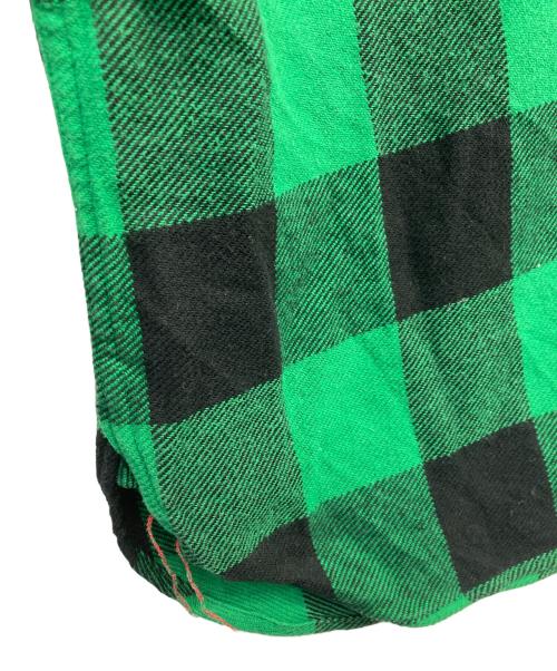 SUGAR CANE（シュガーケーン）SUGAR CANE (シュガーケーン) TWILL CHECK L/S WORK SHIRT グリーン サイズ:Sの古着・服飾アイテム