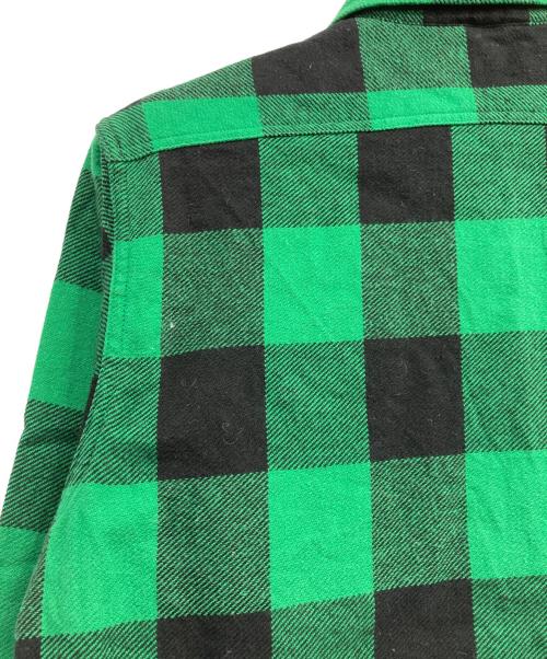 SUGAR CANE（シュガーケーン）SUGAR CANE (シュガーケーン) TWILL CHECK L/S WORK SHIRT グリーン サイズ:Sの古着・服飾アイテム