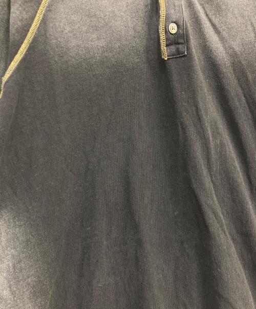 DIESEL（ディーゼル）DIESEL (ディーゼル) T-RISY ヘンリーネックカットソー グレー サイズ:Lの古着・服飾アイテム