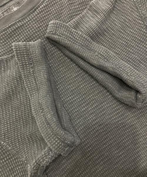 stussy（ステューシー）stussy (ステューシー) PIGMENT DYED SS THERMAL グレー サイズ:Sの古着・服飾アイテム