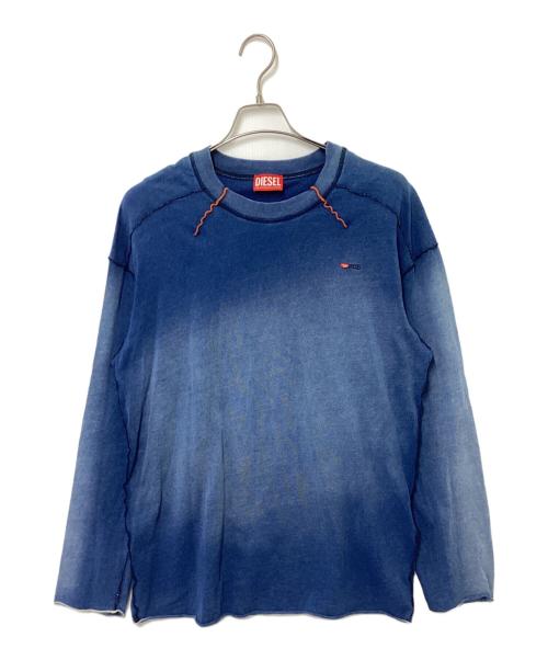 DIESEL（ディーゼル）DIESEL (ディーゼル) T-CRAO-LS  ブルー サイズ:Sの古着・服飾アイテム
