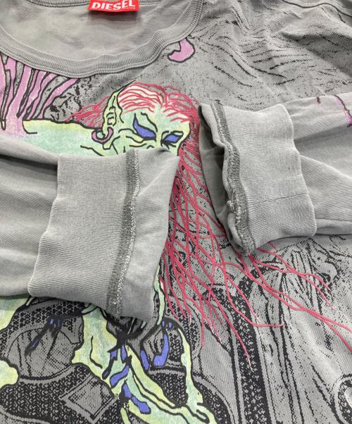 DIESEL（ディーゼル）DIESEL (ディーゼル) T-BOXT-LS-R12 グリーン サイズ:Sの古着・服飾アイテム