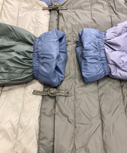 TAION（タイオン）TAION (タイオン) BEAMS Lights (ビームスライト) REVERSIBLE CHINA BUTTON INNER DOWN JACKET カーキ×ベージュ サイズ:Mの古着・服飾アイテム