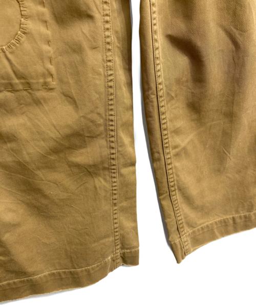 POLO RALPH LAUREN（ポロ・ラルフローレン）POLO RALPH LAUREN (ポロ・ラルフローレン) リペアダメージ加工ストレートパンツ ブラウン サイズ: W30×L30の古着・服飾アイテム