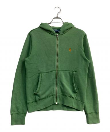 ぴ*な様 90s ラルフローレン ジップパーカー 裏サーマル レアカラーグリーン 中古・古着通販】POLO RALPH LAUREN (ポロ・ラルフローレン) ジップ