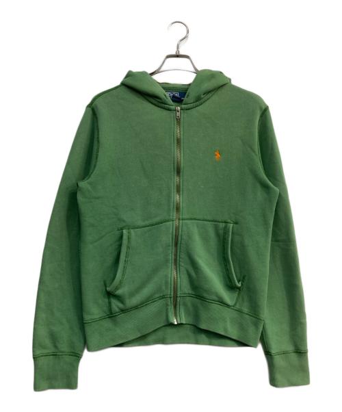 POLO RALPH LAUREN（ポロ・ラルフローレン）POLO RALPH LAUREN (ポロ・ラルフローレン) ジップパーカー グリーン サイズ:Sの古着・服飾アイテム