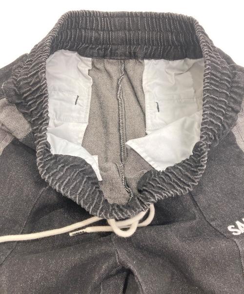 SAPEur（サプール）SAPEur (サプール) DENIM TRACK Pants ブラック サイズ:Lの古着・服飾アイテム