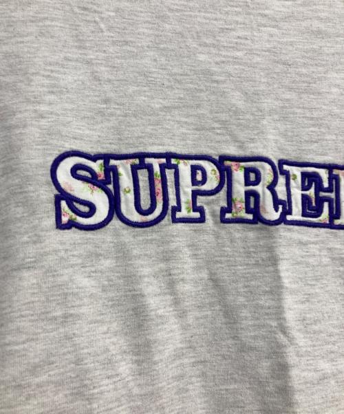 SUPREME（シュプリーム）Supreme (シュプリーム) Floral Logo Tee グレー サイズ:Ⅼの古着・服飾アイテム