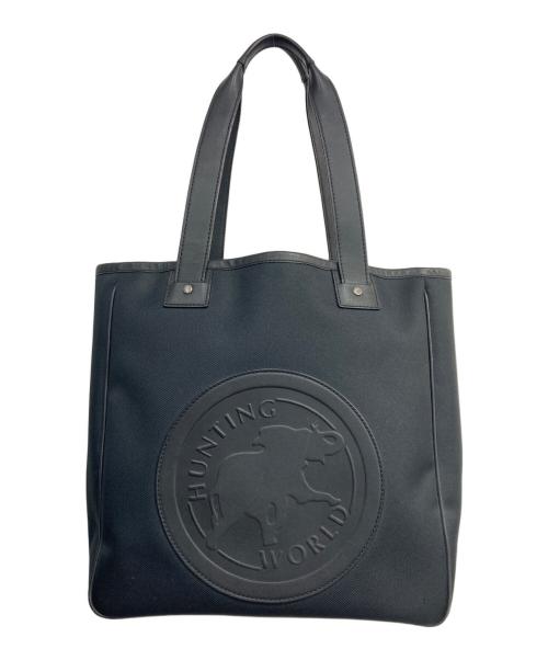 HUNTING WORLD（ハンティングワールド）HUNTING WORLD (ハンティングワールド) トートバッグ ブラックの古着・服飾アイテム