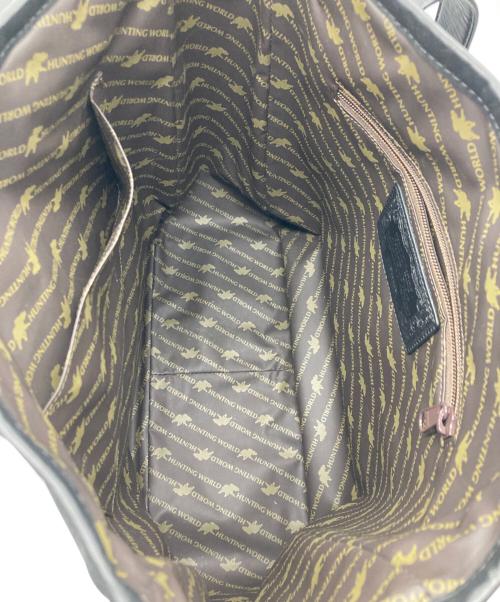 HUNTING WORLD（ハンティングワールド）HUNTING WORLD (ハンティングワールド) トートバッグ ブラックの古着・服飾アイテム