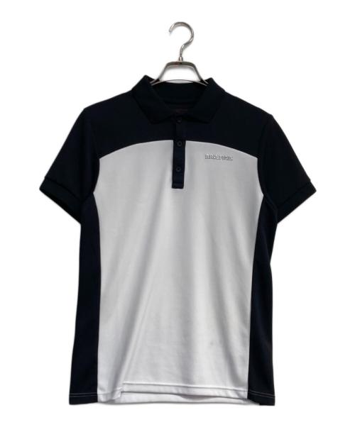 BRIEFING（ブリーフィング）BRIEFING (ブリーフィング) BI-CLR POLO ホワイト×ブラック サイズ:Sの古着・服飾アイテム