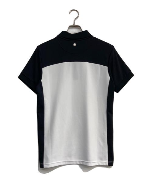 BRIEFING（ブリーフィング）BRIEFING (ブリーフィング) BI-CLR POLO ホワイト×ブラック サイズ:Sの古着・服飾アイテム