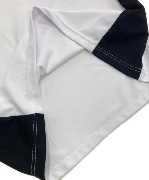 BRIEFING（ブリーフィング）BRIEFING (ブリーフィング) BI-CLR POLO ホワイト×ブラック サイズ:Sの古着・服飾アイテム