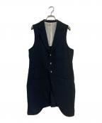 Y'sワイズ）の古着「ウールコットンリネンジレ  YZ-J17-112」｜ブラック