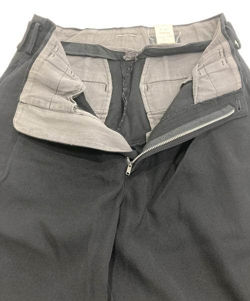 Y's（ワイズ）Y's (ワイズ) ウールタックパンツ ブラック サイズ:-の古着・服飾アイテム