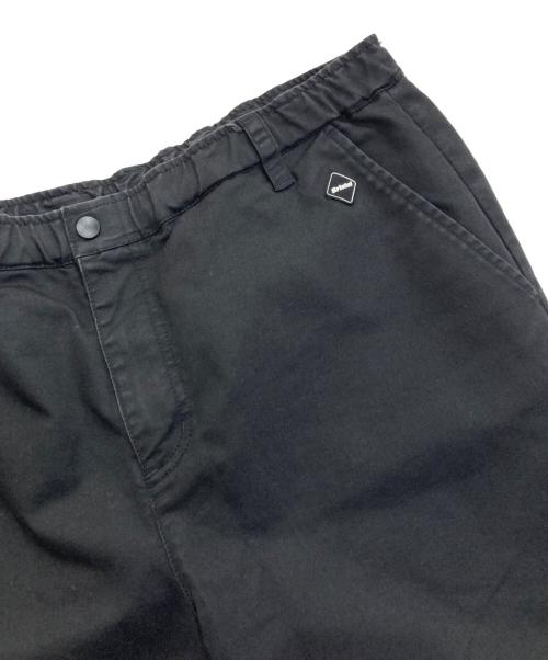 F.C. REAL BRISTOL（エフシーレアルブリストル）F.C. Real Bristol (エフシーレアルブリストル) COOLMAX STRETCH WIDE CROPPED VENTILATION CHINO PANTS　FCRB-220077 ブラック サイズ:XLの古着・服飾アイテム