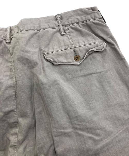 RRL（ダブルアールエル）RRL (ダブルアールエル) コットンヘリンボーンテーパードパンツ ベージュ サイズ:38×32の古着・服飾アイテム