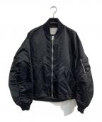 sacaiサカイ）の古着「Nylon Twill Blouson ボンバージャケット　22-02931M」｜ブラック