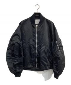 中古・古着通販】SeeSew (シーソー) OVERSPEC MA-1 JACKET ブラック