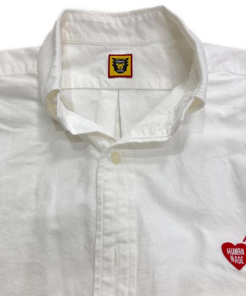 HUMAN MADE（ヒューマンメイド）HUMAN MADE (ヒューマンメイド) オックスフォードL/Sボタンダウンシャツ ホワイト サイズ:XLの古着・服飾アイテム