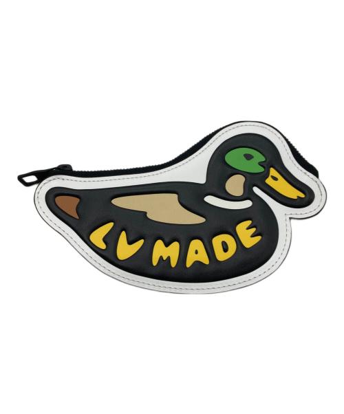 HUMAN MADE（ヒューマンメイド）HUMAN MADE (ヒューマンメイド) LOUIS VUITTON (ルイ ヴィトン) LV スクエアードコレクション ダック コイン・カードホルダー ブラック×ブラウンの古着・服飾アイテム