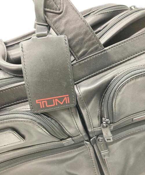 TUMI（トゥミ）TUMI (トゥミ) エクスパンダブル・オーガナイザー・レザー・コンピューター・ブリーフ ブラックの古着・服飾アイテム