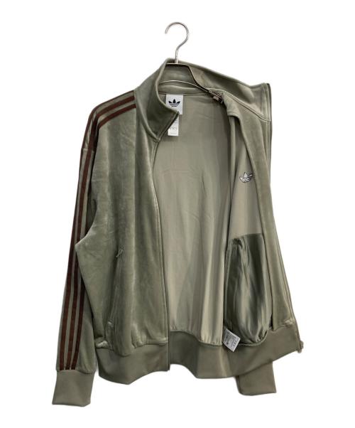 adidas（アディダス）adidas (アディダス) JOURNAL STANDARD (ジャーナルスタンダード) FIREBIRD VELOUR TRACK TOP　KD9377 クレイ サイズ:Lの古着・服飾アイテム