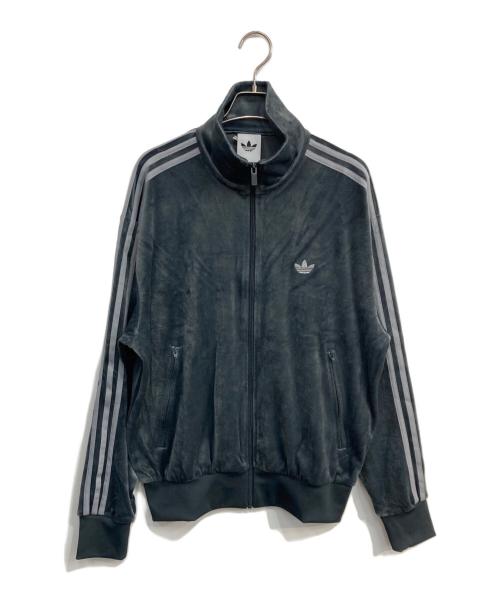 adidas（アディダス）adidas (アディダス) FIREBIRD VELOUR TRACK TOP　KD9374 グレー サイズ:Lの古着・服飾アイテム