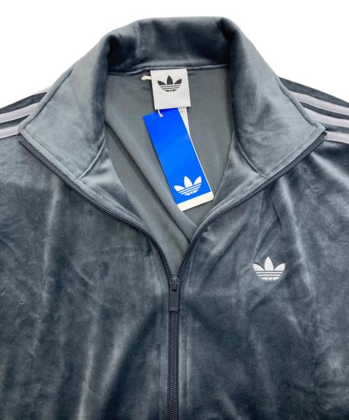 adidas（アディダス）adidas (アディダス) FIREBIRD VELOUR TRACK TOP　KD9374 グレー サイズ:Lの古着・服飾アイテム