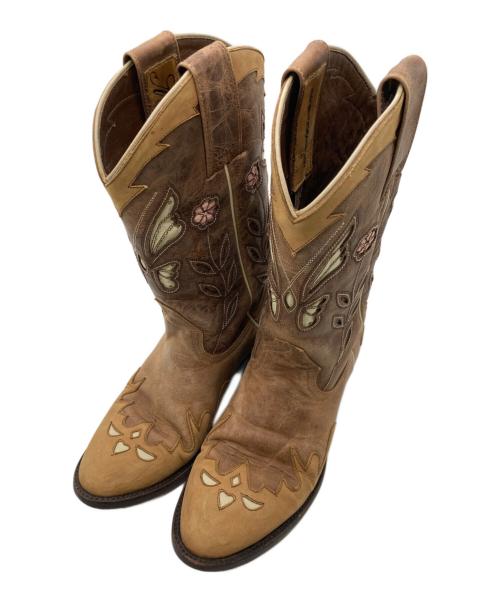 Montana（モンタナ）Montana (モンタナ) ウェスタンブーツ ブラウン サイズ:D 6.5の古着・服飾アイテム