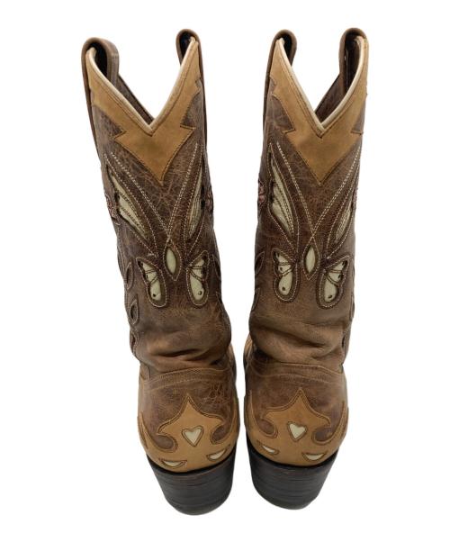 Montana（モンタナ）Montana (モンタナ) ウェスタンブーツ ブラウン サイズ:D 6.5の古着・服飾アイテム