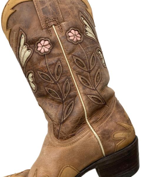 Montana（モンタナ）Montana (モンタナ) ウェスタンブーツ ブラウン サイズ:D 6.5の古着・服飾アイテム