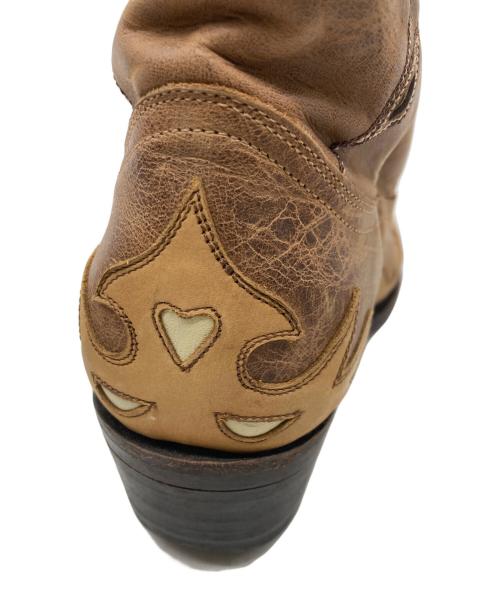 Montana（モンタナ）Montana (モンタナ) ウェスタンブーツ ブラウン サイズ:D 6.5の古着・服飾アイテム