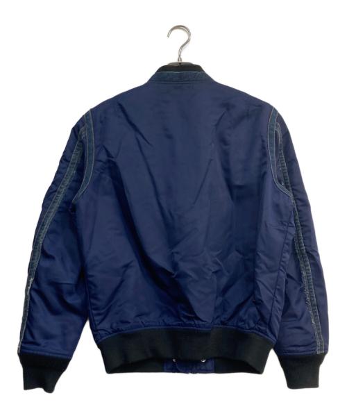 DIESEL（ディーゼル）DIESEL (ディーゼル) MA-1ジャケット ネイビー サイズ:Sの古着・服飾アイテム