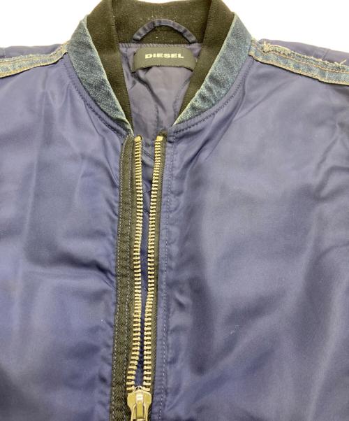 DIESEL（ディーゼル）DIESEL (ディーゼル) MA-1ジャケット ネイビー サイズ:Sの古着・服飾アイテム
