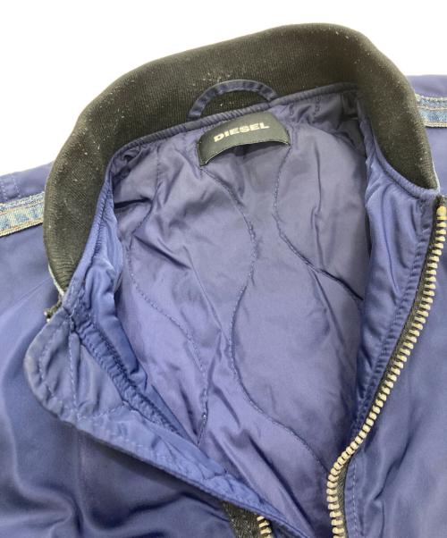 DIESEL（ディーゼル）DIESEL (ディーゼル) MA-1ジャケット ネイビー サイズ:Sの古着・服飾アイテム